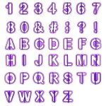 40pcs emporte pièce lettres alphabet nombre découpoirs pour décoration pâte à sucre biscuit gâteau 40pcs emporte pièce lettres alphabet nombre découpoirs pour décoration pâte à sucre biscuit gâteau