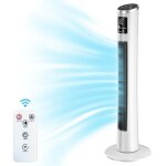 40w 103cm ventilateur colonne silencieux 3 vitesses 3 modes de vent t�l�commande avec rangement int�gr� ...