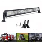 42 540w barre de led offroad triple range 7d phare rampe de travail 4x4 light barjeep quad vhicules ...