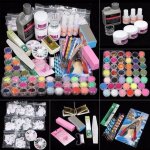 42 acrylique nail art tips poudre liquide brosse glitter clipper amorce file set kit xyq60411122 gel ...