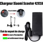 42v chargeur de scooter xiaomi mijia m365 ninebot es1 es2 accessoires �lectrique 2a adaptateur de batterie ...