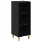 [4367961]buffet / commode / sidebord - ch�ne noir 32. 5x34. 5x90cm bois ding�nieriepoids:11. 7 kg
