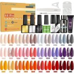 44 vernis semi - permanents 30 couleurs base top coat brillant mat 2 liner gel noir blanc 2 dissolvants ...