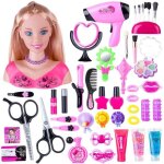 45 pièces tete à coiffer et maquiller enfantset de coiffure pour enfantsjeu de poupées pour cheveux et ... 45 pièces tete à coiffer et maquiller enfantset de coiffure pour enfantsjeu de poupées pour cheveux et ...