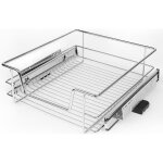 45cm tiroir tlscopique de cuisine - pour placard de 45 cm rails inclus - panier de rangement coulissant ...
