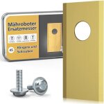 45x lames robot tondeuse - acier inox titane pour worx / landxcape / zoef / einhell - ultra - tranchantes ...