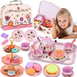 Service à thé - enfants - 46 pcs - jouet de cuisine - matériaux sûrs - cadeau idéal Service à thé - enfants - 46 pcs - jouet de cuisine - matériaux sûrs - cadeau idéal