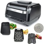 46160 barbecue �lectrique multifonctions 8 en 1 friteuse � air chaud four four � pizza fonction r�tissage ...