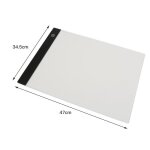 47 * 34. 5 * 0. 5cm planche a dessin tablette a dessin lumineux led acrylique a3
