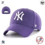 47 brand snapback cap - mvp new york yankees purple