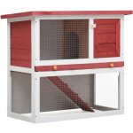 ?4747haute qualit� - clapier poulailler clapier dext�rieur enclos poulailler abris cage - parc cage lapin ...