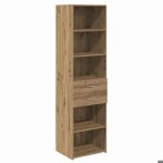 [4791313]enfilade meuble haut - buffet de salonmeuble de rangement avec tiroir ch�ne artisanal 50x425x185 ...