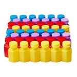 48 mini bulles de savon avec baguette pour enfants - cadeaux invits pochettes surprise sacs de bonbons ...