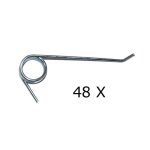 48 x ressort / pine pour rouleau de scarificateur einhell rg - sa 1433 / bg - sa 123 / erl 500