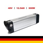 48v 12. 5ah 600wh silverfish batterie pour vélo électrique professionnel au lithium - ion 48v 12. 5ah 600wh silverfish batterie pour vélo électrique professionnel au lithium - ion