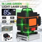 4d niveau laser automatique 16 lignes + support + tlcommande + eu chargeur