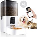 Distributeur de nourriture automatique - 4l - wifi - caméra - contrôle app - pour chien et chat Distributeur de nourriture automatique - 4l - wifi - caméra - contrôle app - pour chien et chat