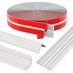 4m corniere pvc baguette angle flexibles autocollants plinthe souple autoadh�sive � d�couper 400 x 2 ...