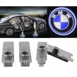4pcs 2 pairs led de porte de voiture projecteur led logo lampe ampoule pour bmw e90 e60 e92 e65 e63 f10 ...
