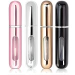 4pcs 5ml vaporisateur parfum rechargeable mini flacon pompe de parfum atomiseur spray parfum de voyage ...