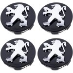 4pcs 60mm cache moyeux enjoliveurs de roue pour 106 107 206 207 307 308 406 407