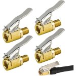 Embout gonflage pneu - 4pcs - 8mm - laiton - universel