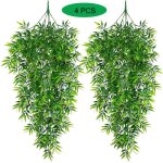 Plante grimpante artificielle - 80 cm - 4pcs - vert - décoration intérieure / extérieure Plante grimpante artificielle - 80 cm - 4pcs - vert - décoration intérieure / extérieure
