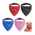 4pcs bandanas pour chiens ajustable bandana chien collier animaux foulard triangle pour chiot petit chien ... 4pcs bandanas pour chiens ajustable bandana chien collier animaux foulard triangle pour chiot petit chien ...