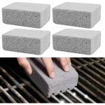 4pcs blocs de briques de nettoyage pour grille de barbecuepierre ponce pierre de nettoyage pour barbecue ...