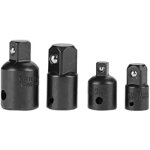 Adaptateur de douille - 4pcs chrome vanadium - 1 / 4 3 / 8 1 / 2 - r�sistant � la corrosion - longue ...