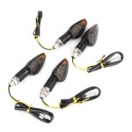 4pcs clignotant lampe led moto dirt bike lumi�re clignotant universel - jia