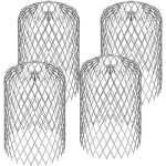 Gouttire en aluminium - antirouille - 4pcs - protection contre les dbris - installation facile - adaptable ...