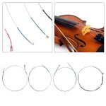 4pcs jeu de cordes de violon argent accessoires dinstruments de musique en acier inoxydable pour 4 - ... 4pcs jeu de cordes de violon argent accessoires dinstruments de musique en acier inoxydable pour 4 - ...