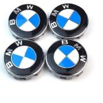 4pcs logo bmw 68mm centre de roue cache moyeu jante embl�me bleu blancjantes insigne