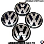 4pcs logo vw 56mm centre de roue cache moyeu jante embl�me jantes volkswagen