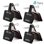 4pcs plaquettes de frein v�lo � disque bicyclette patins de frein semi - m�talliques pour shimano m445 ...