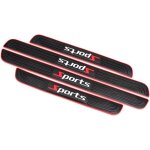 4pcs protection seuil porti�re seuil protecteurs autocollant bandes de protection anti - salissures caoutchouc ...