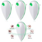 4pcs r�pulsif ultrason - sans odeur - appareil ultrason souris prise anti moustique araign�e mouches ...