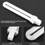 4pcs / set ampoule de lampe de schoir  ongles uv led tube de lumire de durcissement de gel de vernis ...