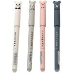 4pcs stylo gel effaable 0. 35mm cochons mignons et panda stylo bille mignon kawaii fournitures scolaires ...