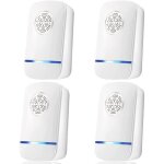 4pcs ultrason souris r�pulsif ultrasons appareil anti souris rats rongeurs loirs anti rongeur