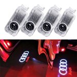 4pcs voiture led projecteur lumi�re bienvenue pour porte de voiture d�coratifs entr�e logo de projection ...