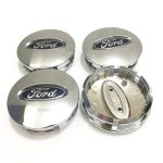 4pcs x logo 65mm argent brillant ford centre de roue cache moyeu jantes emblme pour ford explorer edge ...