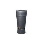 4rain azura 2in1 r�cup�rateur deau de pluie 120 l gris graphite incl. bac � plantes et socle
