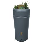 4rain azura 2in1 r�cup�rateur deau de pluie 230 l gris graphite incl. bac de plantation