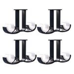 4tringle � rideaux double couche tringle � rideaux en m�tal robuste tringle � rideaux fix�e au plafond ...