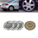 4x 147mm audi cache moyeu centre de roue enjoliveur embleme jante logo argent pour tt mk1 a2 a3 a4 a6 ...