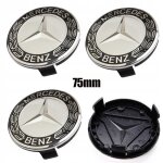 4x 75mm noir blanc mercedes benz origine logo enjoliveurs centre de roue cache moyeu emblème 4x 75mm noir blanc mercedes benz origine logo enjoliveurs centre de roue cache moyeu emblème