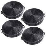 4x aquahouse filtre � charbon pour hotte cata hygena moffat mch665 mch665x ch60ss ch70ss ch90ss type ...
