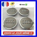 4x cache moyeu centre de roue pour audi gris 69mm embleme logo insigne jante 4x cache moyeu centre de roue pour audi gris 69mm embleme logo insigne jante